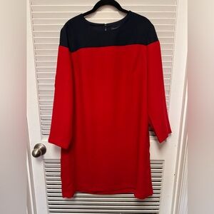 Banana Republic navy and red dress Size 14